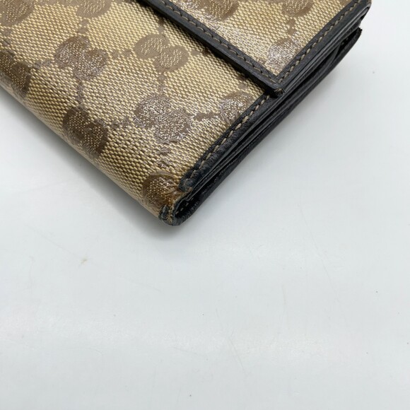 Auth Gucci Gg Crystal Canvas X Leather #198546G61 - Picture 9 of 16